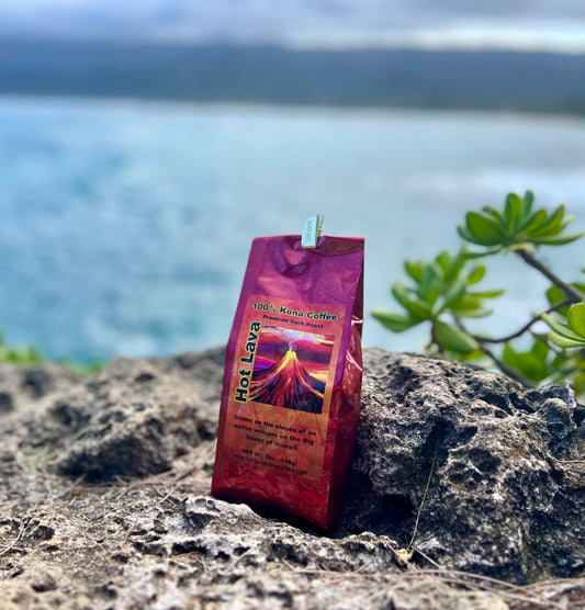 Hot Lava 100% Kona Coffee - Dark Roast Whole Bean